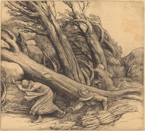 Tornado Le tyfon. af Alphonse Legros