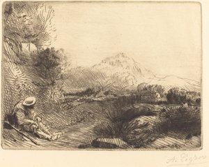 Rejsende hvile. Rejsende hvile. af Alphonse Legros