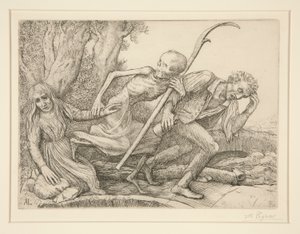Triumf of Death: Death Leading L af Alphonse Legros