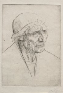 Velsignende hoved af Alphonse Legros