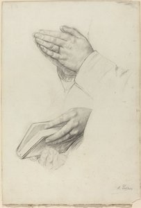 To studier af hænder. af Alphonse Legros