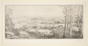 En dal i Bourgogne (Dal i Bourgogne) af Alphonse Legros