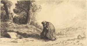 Vagabond bevæger sig langs en bane af Alphonse Legros