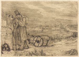 Vagabonderne fra Montrouge af Alphonse Legros