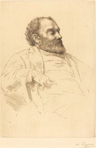 Val Prinsep, R.A. af Alphonse Legros