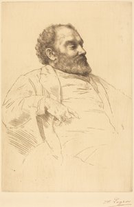 Val Prinsep, R.A. af Alphonse Legros