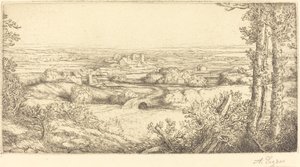 Dal i Bourgogne af Alphonse Legros