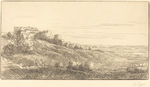 Veronne-dalen (La vallee de Veronne) af Alphonse Legros