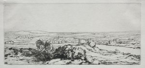 Klitdalen La Vallee des Dunes. af Alphonse Legros
