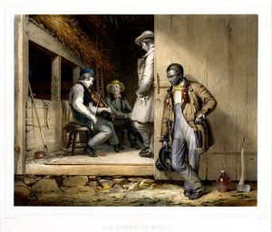 The Power of Music, 1848 (håndkoloreret litografi)