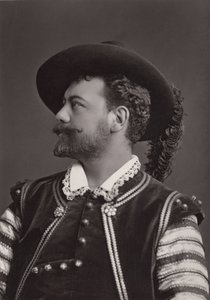 Portræt af Victor Maurel (1848-1923) Fransk baryton som Don Giovanni af Mozart - fotografi af Alphonse Justin Liebert (1827-1914)