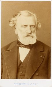 Portræt af komponisten Ambroise Thomas 1811-1896.