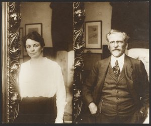 [Portræt af Alphonse Mucha og hans kone].