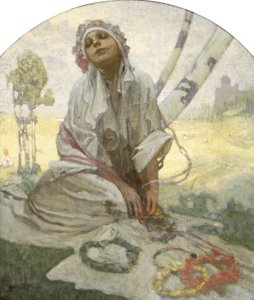 Bohemian Sun Dreamer af Alphonse Mucha