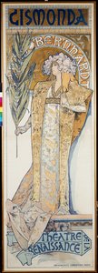 Gismonda, Renæssancens Teater, 1894 af Alphonse Mucha