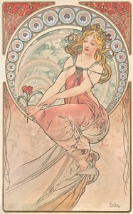 Maleri, 1898 af Alphonse Mucha