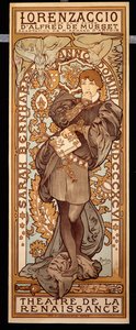 Lorenzaccio, 1896 af Alphonse Mucha