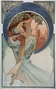 Poesi - af Mucha af Alphonse Mucha