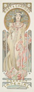 Plakat med "Moet & Chandon Dry Imperial"-champagne, 1899