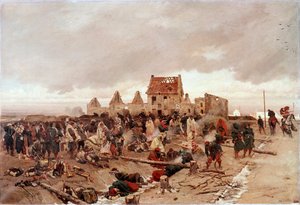 Fransk-preussisk krig (1870): belejringen af Paris (maleri