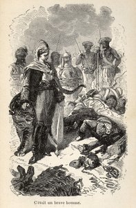 Illustration af kaptajn Corcorans vidunderlige, men autentiske eventyr"" af Alfred Assollant, illustreret med 25 vignetter tegnet på træ af A. de Neuville, Librairie Hachette et Cie i Paris af Alphonse Marie de Neuville