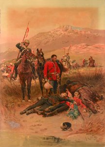 Last Sleep of the Brave, Isandlwana, Zulu-krigen af Alphonse Marie de Neuville