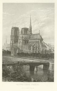 Notre-Dame, Paris af Alphonse Marie de Neuville