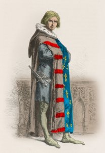 Portræt af Etienne Marcel, prevot des marchands de Paris (Gravering) af Alphonse Marie de Neuville