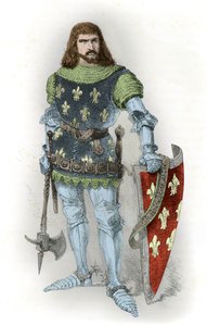 Portræt af kong Johannes 2. den Gode (gravering) af Alphonse Marie de Neuville