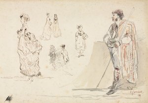 Skitser af figurer, 1869. af Alphonse Marie de Neuville