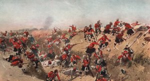 Stormning af Tel el Kebir ved Black Watch, Egypten, 1882