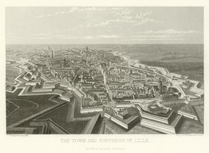 Lille by og fæstning af Alphonse Marie de Neuville