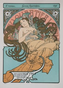 I Latinerkvarteret, 1897. af Alphonse Mucha