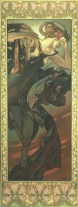 Aftenstjernen af Alphonse Mucha