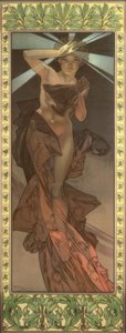 Morgenstjernen af Alphonse Mucha