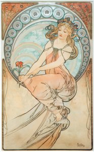 Maleri af Alphonse Mucha