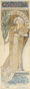 Gismonda, 1894-95 af Alphonse Mucha