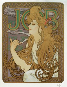 JOB af Alphonse Mucha