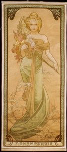 Forår af Alphonse Mucha