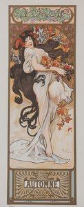 Årstider. Efterår, 1897. af Alphonse Mucha