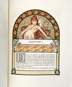 Side fra Ilsee, Princess de Tripoli, 1897 af Alphonse Mucha