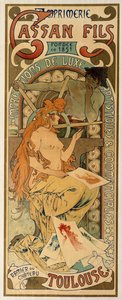 Plakat for Toulouse trykkeriet Cassan Fils, 1897.