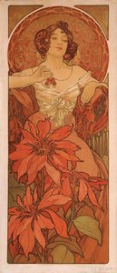 Ruby Fra serien The gems af Alphonse Mucha