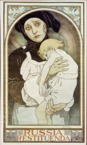 Rusland skal genoprettes af Alphonse Mucha