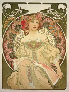 Reverie af Alphonse Mucha