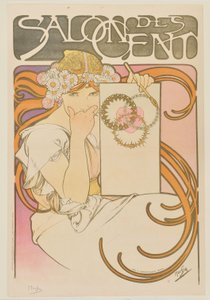 [Salon des Cent. Juni 1897 (prøvetryk)] af Alphonse Mucha