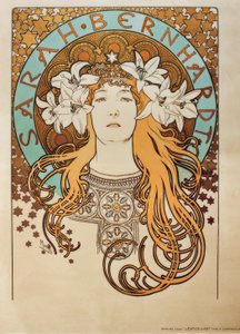 Sarah Bernhardt af Alphonse Mucha