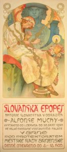 Slavisk epos af Alphonse Mucha
