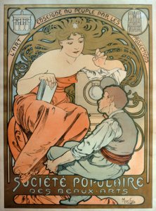 Société Populaire des Beaux-Arts / Kunst for folket af Alphonse Mucha