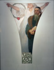 Treue - J.A.Komensky af Alphonse Mucha